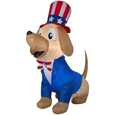 5ft. Airblown® Inflatable Fourth of July Patriotic Pooch