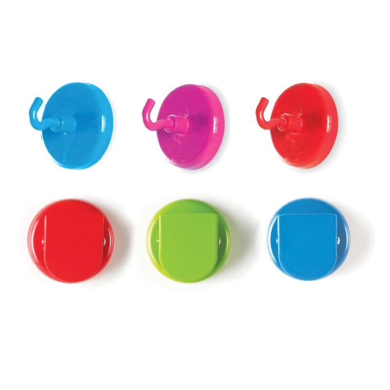 Learning Resources® Super Strong Magnetic Hooks & Clips, Set Of 6