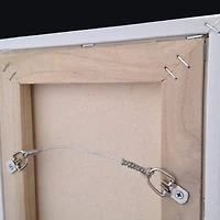 Canvas Flat Mount Wire D-Ring Hanger Kit, 25lb.