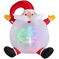 6ft. Airblown® Inflatable Christmas Santa Panoramic Projection