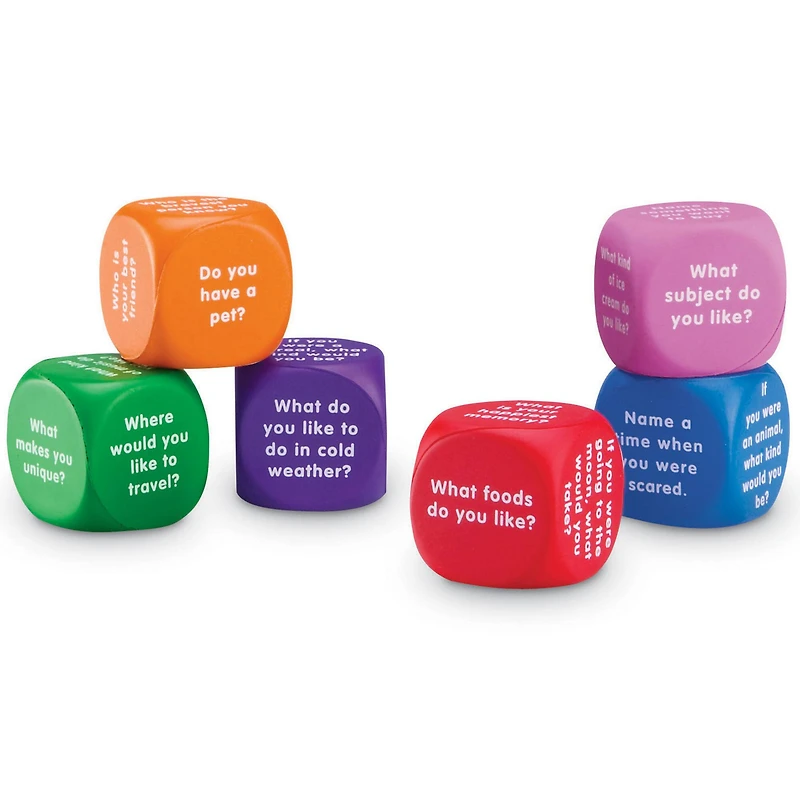 Learning Resources® Conversation Cubes Set