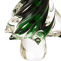 Glitzhome® 8" Table Décor Glass Christmas Tree