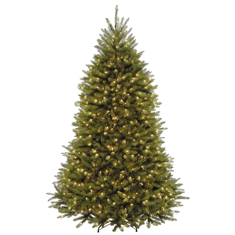 7.5ft. Pre-Lit PowerConnect™ Dunhill® Fir Tree Artificial Christmas Tree, Clear Lights