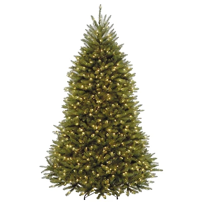 7.5ft. Pre-Lit PowerConnect™ Dunhill® Fir Tree Artificial Christmas Tree, Clear Lights