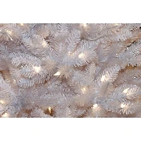 7ft. Prelit Dunhill® White Fir Artificial Christmas Tree, Clear Lights