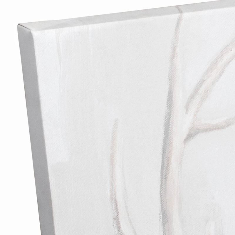 Winter Elk Canvas Wall Art