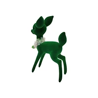 Flocked Deer Tabletop Décor by Ashland