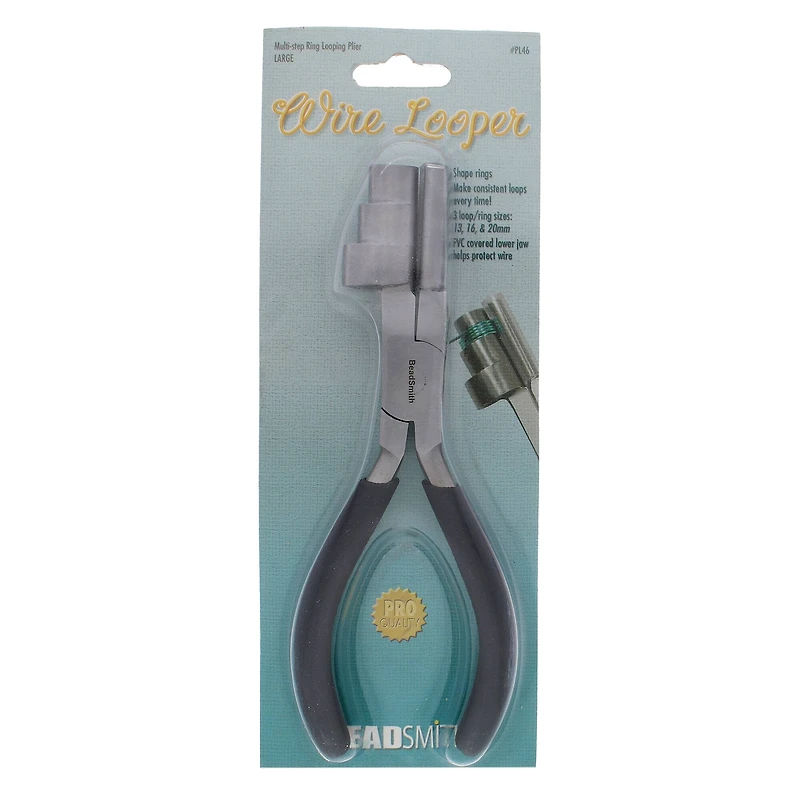 The Beadsmith® Little Wrapper Looping Pliers for 13mm, 16mm,20mm Rings