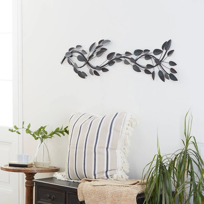Rustic Metal Traditional Leaves Wall Decoration