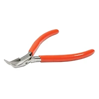 The Beadsmith® 4.75" Red Bent Chain Nose Pliers