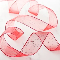 2.5"x 10yd. Glitter Shimmer Wired Ribbon by Celebrate It® Specialty