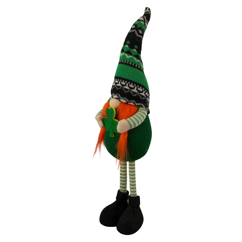 19" Green Leprechaun Gnome St Patrick's Day Figure