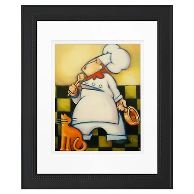 Timeless Frames® Whimsical Chef III Framed Print Wall Art