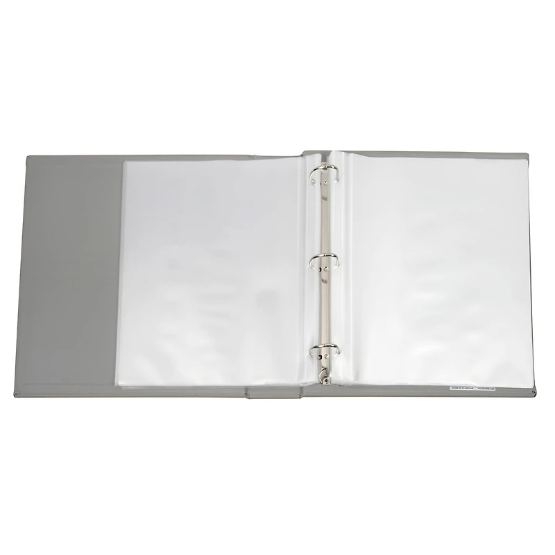 Gray Saffiano D-Ring Scrapbook Album by Recollections®