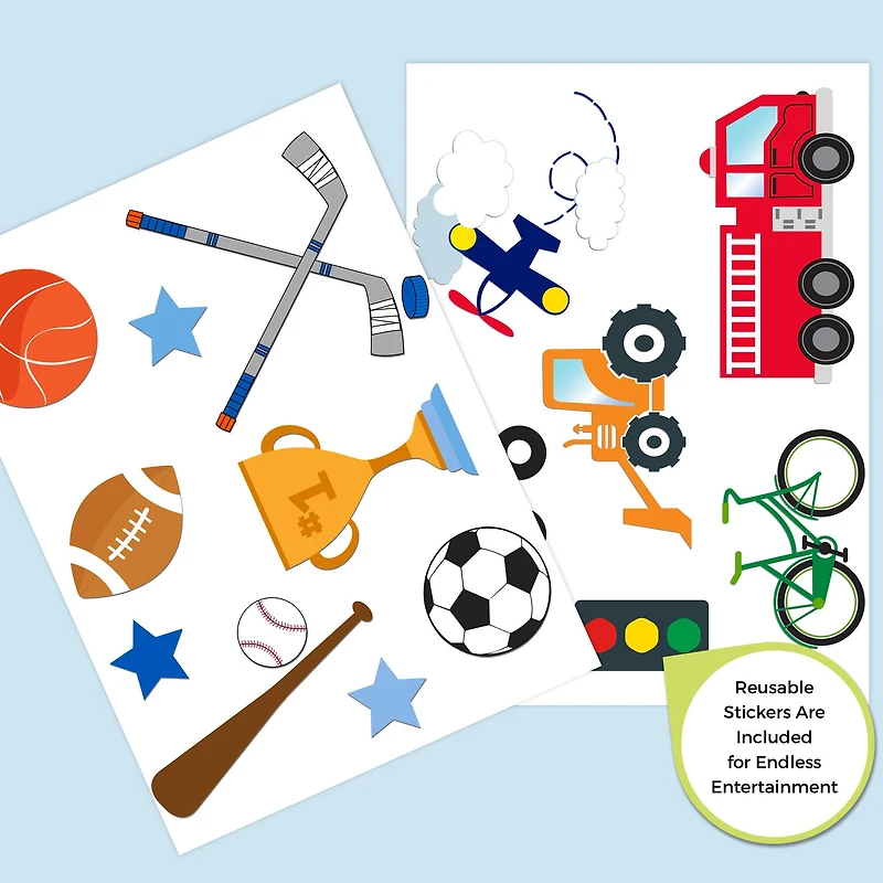 Design and Store Blue 6 Bin Toy Organizer