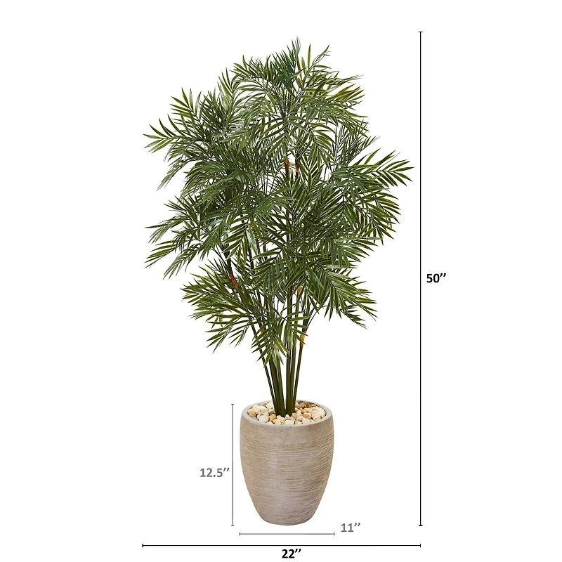 4ft. Parlor Palm Artificial Tree in Planter