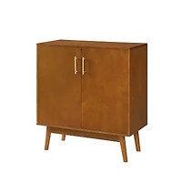 Walker Edison Acorn Mid-Century Modern Accent Cabinet