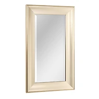Head West 29.5" Traditional Brushed Nickel Framed Wall Vanity Mirror