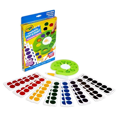 Crayola® Pop & Paint Washable Watercolor Palette