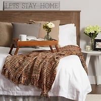 DII® Bronze Variegated Acrylic Woven Throw