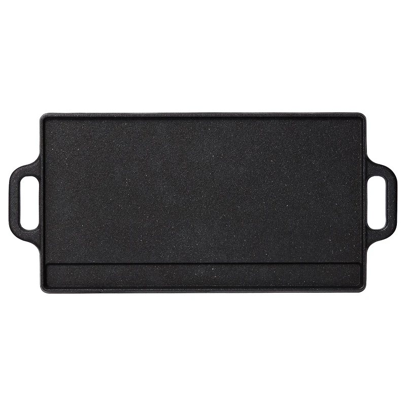 THE ROCK by Starfrit Traditional Cast Iron Reversible Grill Griddle