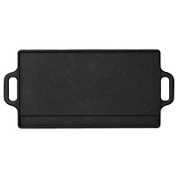 THE ROCK by Starfrit Traditional Cast Iron Reversible Grill Griddle