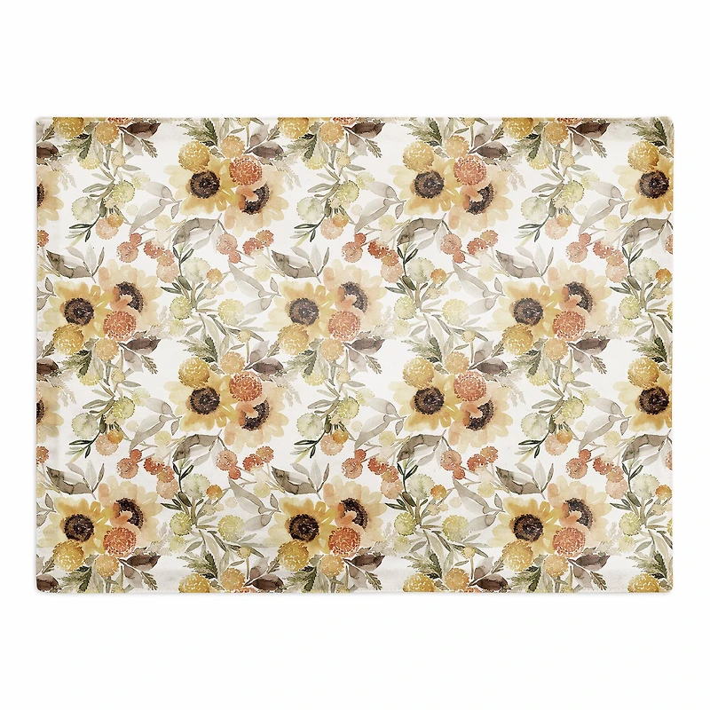 Fall Sunflowers Poly Twill Placemat