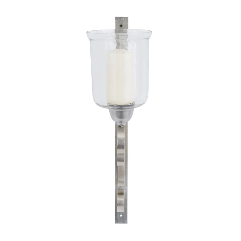 24" Silver Traditional Wall Sconce