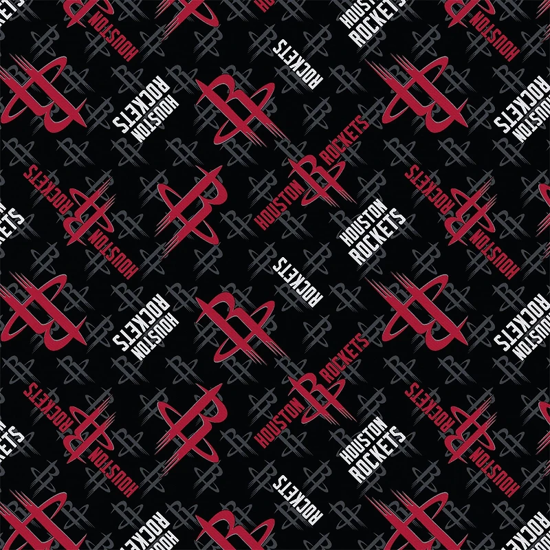 Camelot Fabrics NBA Houston Rockets Cotton Precut Fabric Bundle