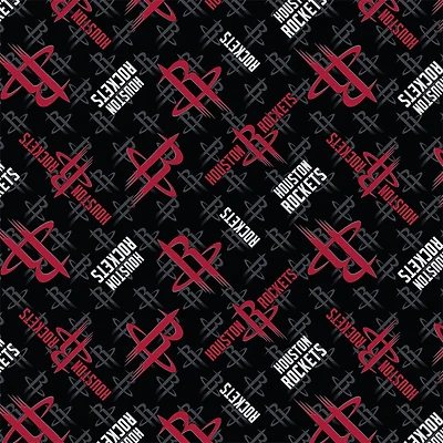 Camelot Fabrics NBA Houston Rockets Cotton Precut Fabric Bundle