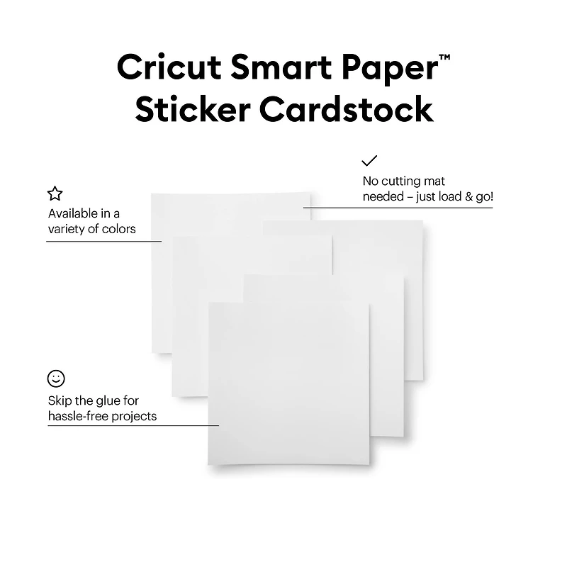 Cricut® Smart Paper™ Sticker Cardstock, White