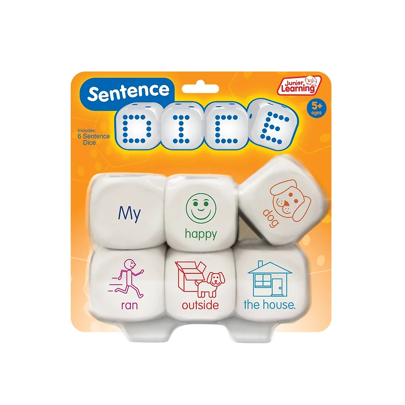 Junior Learning® Sentence Dice Educational Learning Game