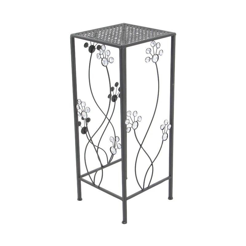 Black Metal Traditional Plantstand Set