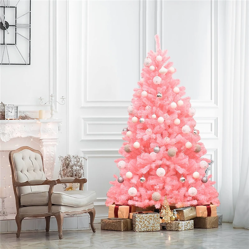 6ft. Unlit Cherry Blossom Pink Artificial Christmas Tree