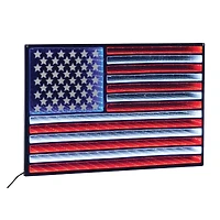 26" Hanging American Flag Ekko Light Display
