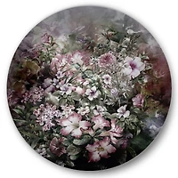 Designart - Retro Drawing of Flowers IV