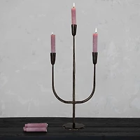 Hello Honey® 21.5" Black Metal Candelabra