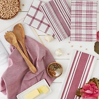 DII® Assorted Wine Woven Dishtowel (Set of 5)