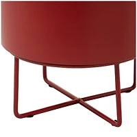 CosmoLiving by Cosmopolitan Red Metal Planter Set