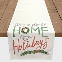Home for the Holidays 16" x 72" Cotton Twill Runner