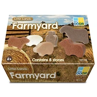 Yellow Door Little Lands Farmyard Stone Figure Play Set
