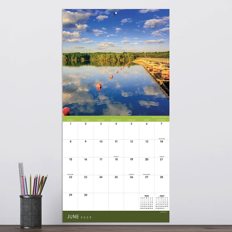 TF Publishing 2025 Ohio Wall Calendar