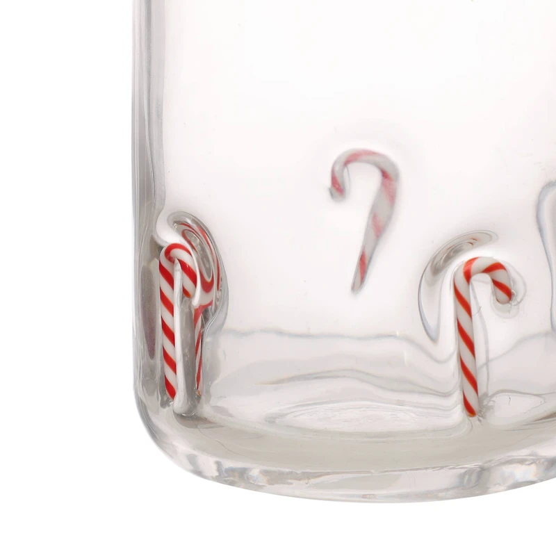 17oz. Clear Glass with Candy Canes by Ashland®