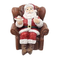 Mini Santa Sitting in Armchair Decoration by Ashland®