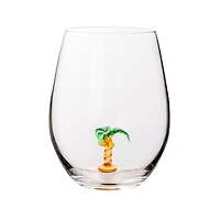 Hello Honey® 4.75" Round Stemless Wine Glass Set