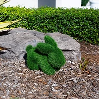 14in. UV Resistant Artificial Grass Garden Plush Topiary Bunny Rabbit (Indoor/Outdoor)
