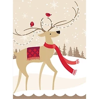 JAM Paper 6.25" x 4.625" Decadent Assortment Christmas Cards Set, 25ct.