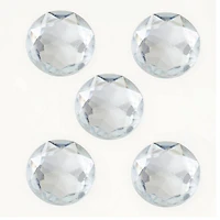 12 Packs: 5 ct. (60 total) Clear Jumbo Round Rhinestone Stickers by Recollections™