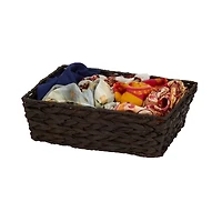 Household Essentials Dark Brown Wicker Storage Basket Set