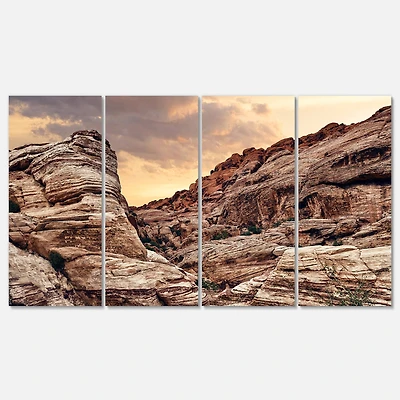 Designart - Scenic Red Rock Canyon in Nevada